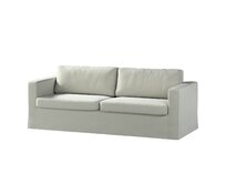 Dekoria Potah na pohovku IKEA Karlstad 3-místná, nerozkládací, dlouhý, pastelová mátová, pohovka Karlstad 3-místná, Ingrid, 705-41