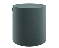 Dekoria Sedák Barrel- válec pevný, d40cm, výška 40cm, tlumená smaragdová, ø40 cm x 40 cm, Ingrid, 705-36