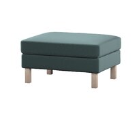 Dekoria Potah na podnožku IKEA Karlstad, tlumená smaragdová, potah na podnožku Karlstad, Ingrid, 705-36