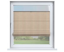 Dekoria Římská roleta Sicílie, béžová - bílá střední kostka, Quadro, 136-06