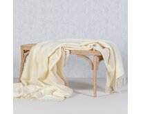Dekoria Pléd Zelandia 200x220cm cream, 200 x 220 cm