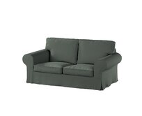 Dekoria Potah na pohovku IKEA Ektorp 2-místná, nerozkládací, zelená, pohovka Ektorp 2-místná, Teddy, 702-85
