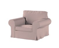 Dekoria Potah na křeslo IKEA Ektorp, růžová, křeslo Ektorp, Teddy, 702-84