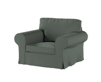 Dekoria Potah na křeslo IKEA Ektorp, zelená, křeslo Ektorp, Teddy, 702-85
