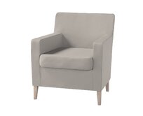 Dekoria Potah na křeslo IKEA Karlstad, světle bežová, Potah na křeslo Karlstad, Teddy, 702-81