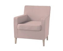 Dekoria Potah na křeslo IKEA Karlstad, růžová, Potah na křeslo Karlstad, Teddy, 702-84