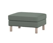Dekoria Potah na podnožku IKEA Karlstad, zelená, potah na podnožku Karlstad, Teddy, 702-85