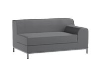 Dekoria Potah na pohovku IKEA, pravé provevedení Kramfors 2-místná, tmavě šedá, pohovka Kramfors, Teddy, 702-83