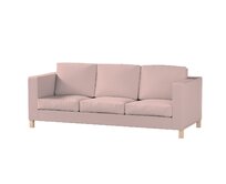 Dekoria Potah na pohovku IKEA Karlanda 3-místná nerozkládací, krátký, růžová, pohovka Karlanda 3-místná, Teddy, 702-84