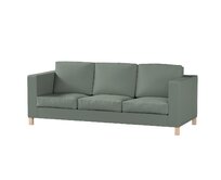 Dekoria Potah na pohovku IKEA Karlanda 3-místná nerozkládací, krátký, zelená, pohovka Karlanda 3-místná, Teddy, 702-85