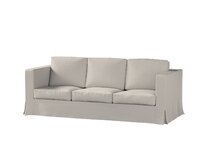 Dekoria Potah na pohovku IKEA Karlanda 3-místná nerozkládací, dlouhý, světle bežová, pohovka Karlanda 3-místná, Teddy, 702-81