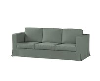 Dekoria Potah na pohovku IKEA Karlanda 3-místná nerozkládací, dlouhý, zelená, pohovka Karlanda 3-místná, Teddy, 702-85