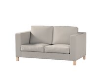 Dekoria Potah na pohovku IKEA Karlanda 2-místná, krátký, světle bežová, pohovka Karlanda 2-místná, Teddy, 702-81