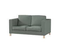 Dekoria Potah na pohovku IKEA Karlanda 2-místná, krátký, zelená, pohovka Karlanda 2-místná, Teddy, 702-85