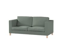 Dekoria Potah na pohovku IKEA Karlanda rozkládací, krátký, zelená, pohovka Karlanda rozkládací, Teddy, 702-85