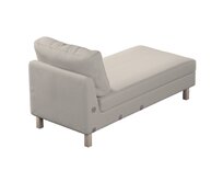 Dekoria Potah na šezlong IKEA Karlstad samostatný, krátký, světle bežová, Potah na šezlong Karlstad samostatný, Teddy, 702-81