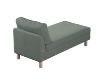 Dekoria Potah na šezlong IKEA Karlstad samostatný, krátký, zelená, Potah na šezlong Karlstad samostatný, Teddy, 702-85