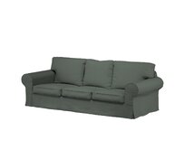 Dekoria Potah na pohovku IKEA Ektorp 3-místná rozkládací, NOVÝ MODEL 2013, zelená, Ektorp 3-m rozkládací, od 2013, Teddy, 702-85