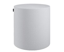 Dekoria Sedák Barrel- válec pevný, d40cm, výška 40cm, bílá, ø40 cm x 40 cm, Teddy, 702-80