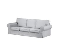 Dekoria Potah na pohovku IKEA Ektorp 3-místná, nerozkládací, bílá, pohovka Ektorp 3-místná, nerozkládací, Teddy, 702-80