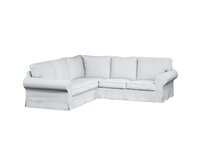Dekoria Potah na pohovku IKEA Ektorp rohová, bílá, pohovka Ektorp rohová, Teddy, 702-80
