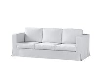 Dekoria Potah na pohovku IKEA Karlanda 3-místná nerozkládací, dlouhý, bílá, pohovka Karlanda 3-místná, Teddy, 702-80