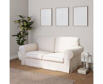 Dekoria Potah na pohovku IKEA Ektorp 2-místná, nerozkládací, smetanově bílá, pohovka Ektorp 2-místná, Etna, 705-01