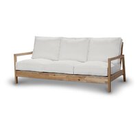 Dekoria Potah na pohovku IKEA Lillberg 3-místná nerozkládací, smetanově bílá, pohovka Lillberg 3-místná, Etna, 705-01