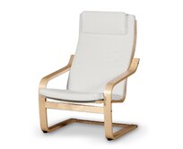 Dekoria Sedák na křeslo IKEA Poäng II, smetanově bílá, kØeslo Poäng II, Etna, 705-01