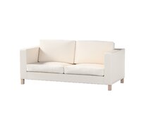 Dekoria Potah na pohovku IKEA Karlanda rozkládací, krátký, smetanově bílá, pohovka Karlanda rozkládací, Etna, 705-01