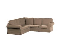 Dekoria Potah na pohovku IKEA Ektorp rohová, béžová, pohovka Ektorp rohová, Velvet, 704-35