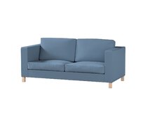 Dekoria Potah na pohovku IKEA Karlanda rozkládací, krátký, modrá, pohovka Karlanda rozkládací, Teddy, 702-86