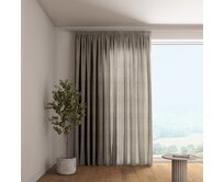 Dekoria Závěs s řasící páskou, šedá, Alara Premium, 145-05