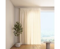 Dekoria Závěs s řasící páskou, ecru, Alara Premium, 145-04