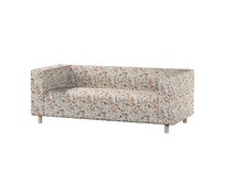 Dekoria Potah na pohovku IKEA Klippan 2-místná, oranžovo-zelená, pohovka Klippan 2-místná, Cosy Home, 145-12