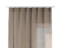Dekoria Závěs na jednotlivých háčcích flex, béžová, Sensuale Premium, 144-40