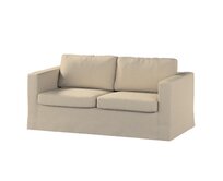 Dekoria Potah na pohovku IKEA Karlstad 2-místná , nerozkládací, dlouhý, světle béžová, pohovka Karlstad 2-místná, Edinburgh, 115-78