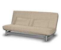 Dekoria Potah na pohovku IKEA Beddinge krátký, světle béžová, potah na pohovku + 2 polštáře, Edinburgh, 115-78