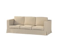 Dekoria Potah na pohovku IKEA Karlanda 3-místná nerozkládací, dlouhý, světle béžová, pohovka Karlanda 3-místná, Edinburgh, 115-78