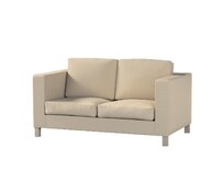 Dekoria Potah na pohovku IKEA Karlanda 2-místná, krátký, světle béžová, pohovka Karlanda 2-místná, Edinburgh, 115-78