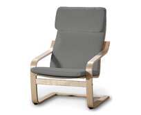 Dekoria Sedák na křeslo IKEA Poäng, šedá tmavá, kØeslo Poäng, Ingrid, 705-42