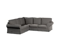 Dekoria Potah na pohovku IKEA Ektorp rohová, antracitová , pohovka Ektorp rohová, Edinburgh, 115-77