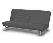 Dekoria Potah na pohovku IKEA Beddinge krátký, antracitová , potah na pohovku + 2 polštáře, Edinburgh, 115-77
