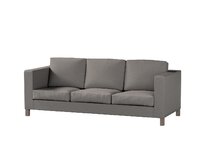 Dekoria Potah na pohovku IKEA Karlanda 3-místná nerozkládací, krátký, antracitová , pohovka Karlanda 3-místná, Edinburgh, 115-77
