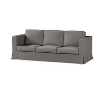 Dekoria Potah na pohovku IKEA Karlanda 3-místná nerozkládací, dlouhý, antracitová , pohovka Karlanda 3-místná, Edinburgh, 115-77