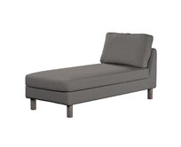 Dekoria Potah na šezlong IKEA Karlstad samostatný, krátký, antracitová , Potah na šezlong Karlstad samostatný, Edinburgh, 115-77