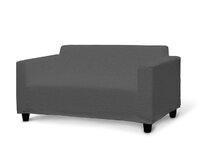 Dekoria Potah na pohovku Klobo, antracitová , sofa Klobo, Edinburgh, 115-77