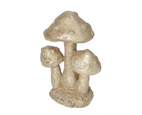 Dekoria Dekorace Golden Mushrooms 12cm, 10 x 5 x 12 cm`