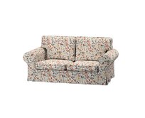 Dekoria Potah na pohovku IKEA  Ektorp 2-místná, rozkládací, STARÝ MODEL, oranžovo-zelená, pohovka Ektorp 2-místná rozkládací, Cosy Home, 145-12