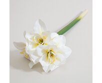 Dekoria Umělá květina Amarylis 62 cm cream, 15x62 cm